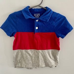 Baby Boy Collard Polo Shirt